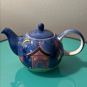 Vintage Hand painted Herman Dodge & Son Teapot
